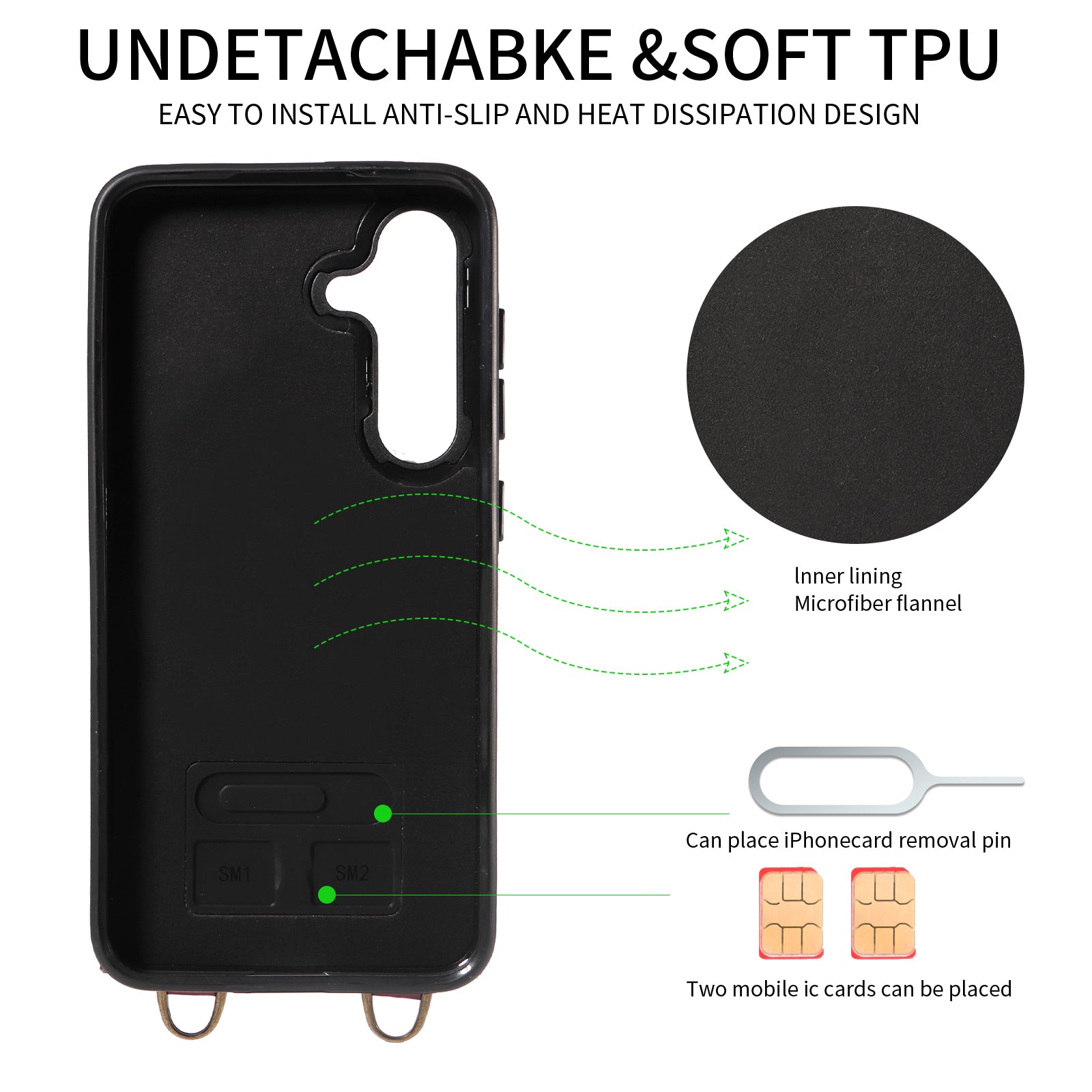 007 For Samsung Galaxy S24 Case Calf Texture Card Holder Leather + TPU Phone Cover 007 For Samsung Galaxy S24 Case Calf Texture Card Holder Leather + TPU Phone Cover